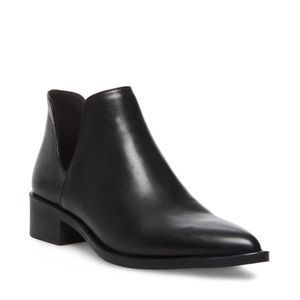 Steve Madden Boot - JOELLA BLACK LEATHER - Size 7